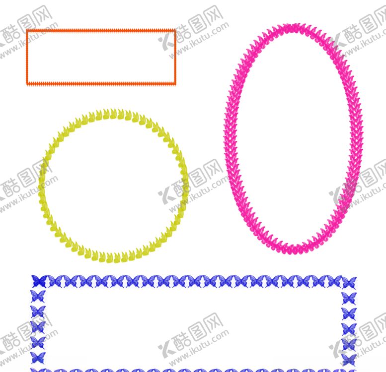 编号：60674209201932539779【酷图网】源文件下载-彩色个性边框