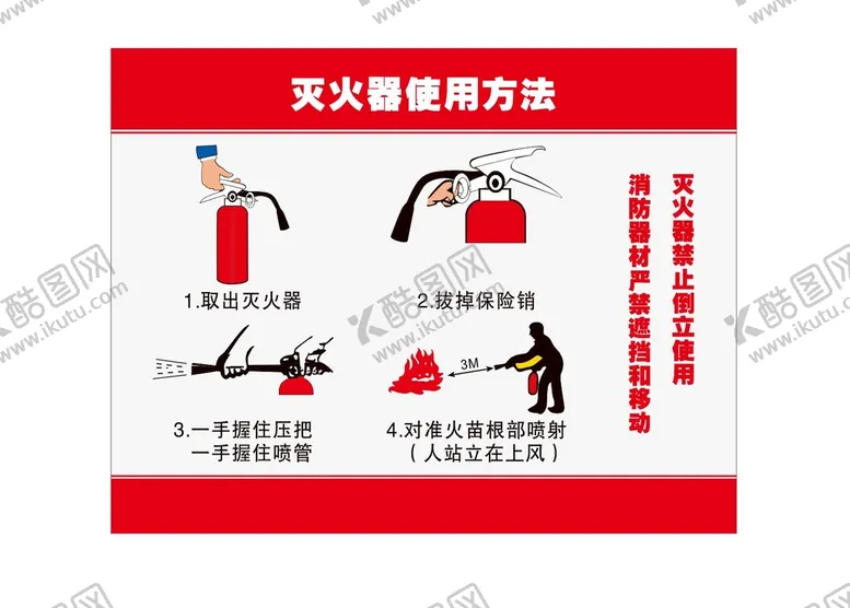 编号：42310911174638279164【酷图网】源文件下载-119消防安全灭火器使用方法