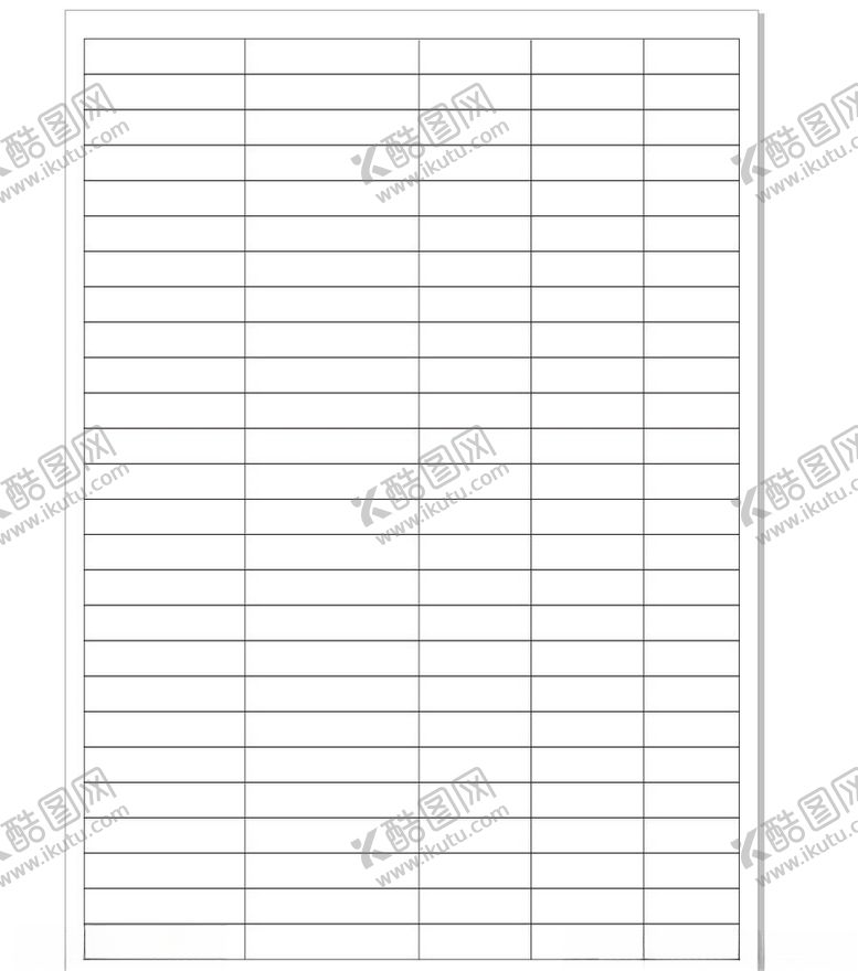 编号：71712311011716356960【酷图网】源文件下载-A3表格