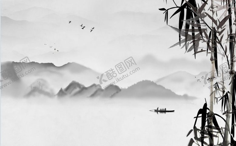 编号：70481209170941310374【酷图网】源文件下载-水墨山水画