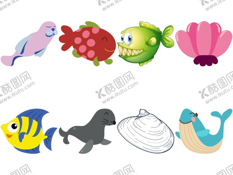 编号：39035510010632315125【酷图网】源文件下载-海洋生物