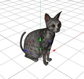 C4D模型猫