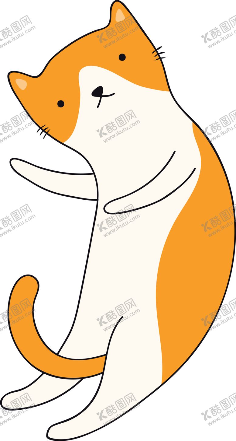 编号：16357807080808109264【酷图网】源文件下载-手绘卡通猫