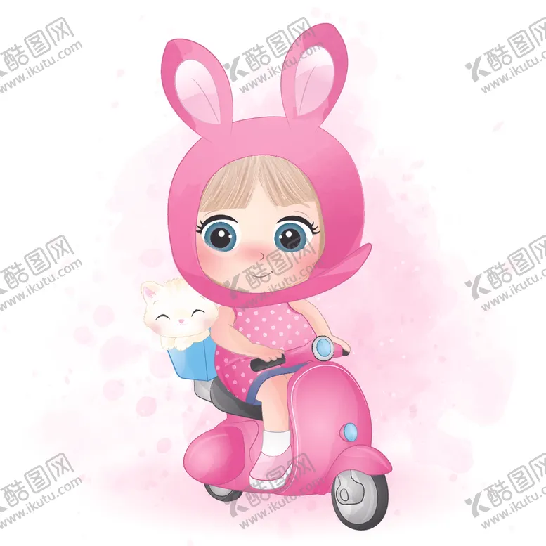 编号：98257403011907026469【酷图网】源文件下载-卡通女孩