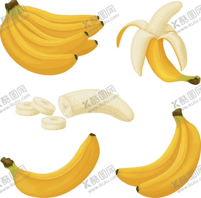 编号：84309501271010536913【酷图网】源文件下载-卡通香蕉