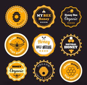 蜂蜜品牌标志设计集合