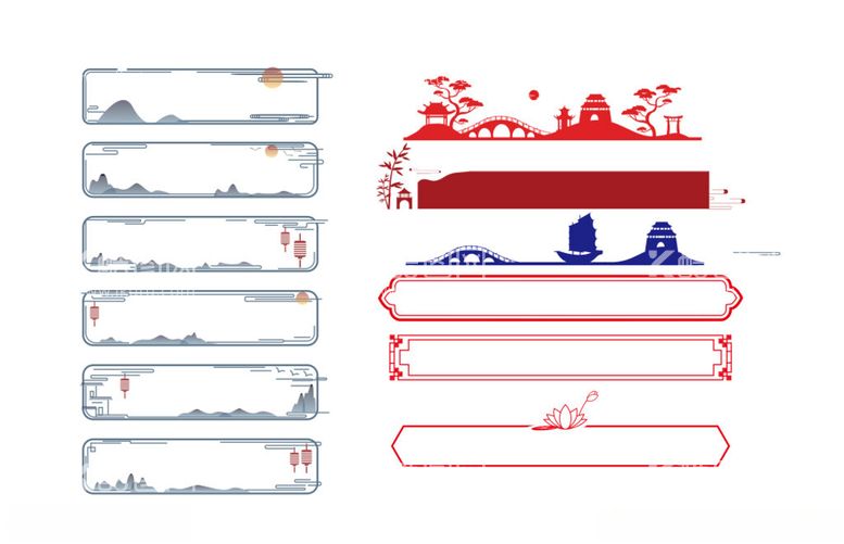 编号：25853412231125114796【酷图网】源文件下载-中式边框