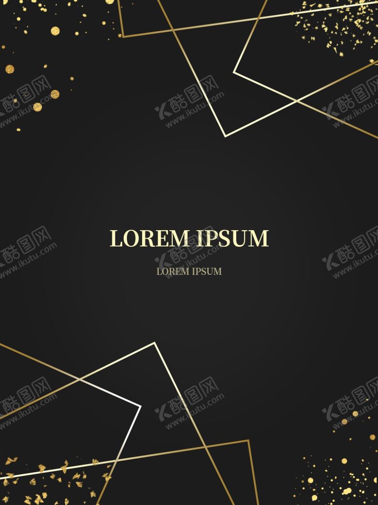 编号：91302404070510183738【酷图网】源文件下载-金色大气线条背景
