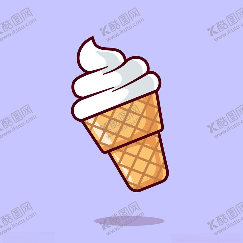 编号：40209302020441477818【酷图网】源文件下载-矢量卡通冰淇淋