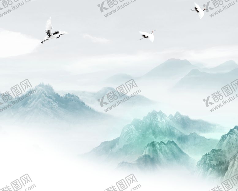 编号：43777101191354336782【酷图网】源文件下载-水墨山水