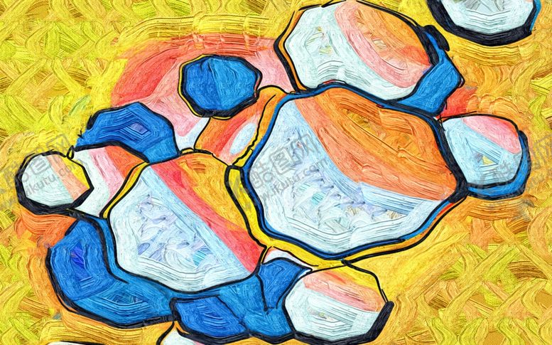 编号：52417610091912173991【酷图网】源文件下载-创意抽象几何装饰画