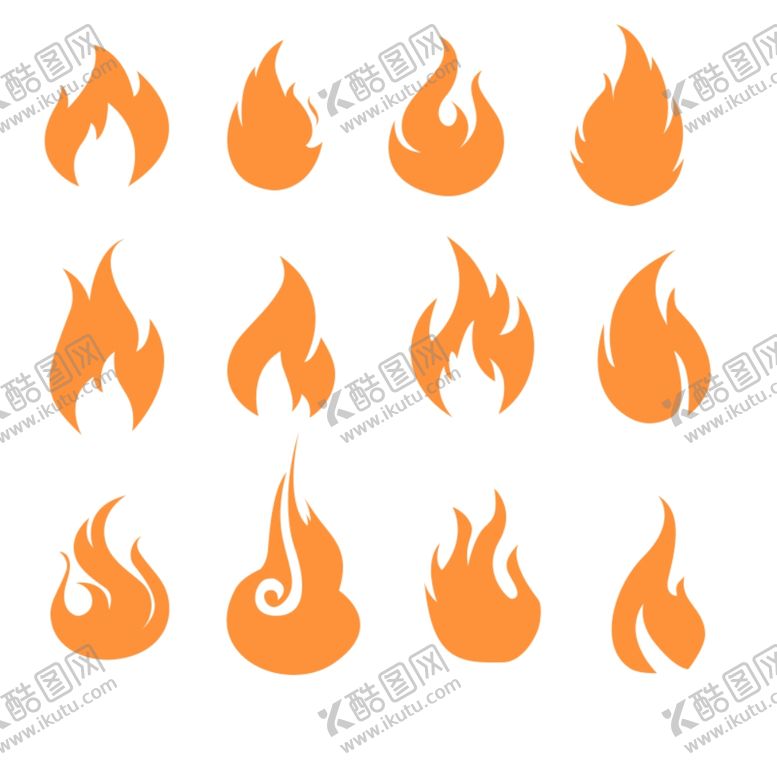 编号：43264610260832038878【酷图网】源文件下载-火焰矢量图