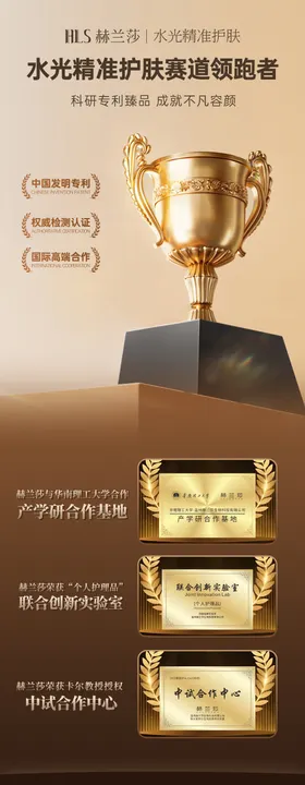 荣誉资质展示海报