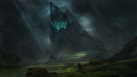 游戏场景风景插画