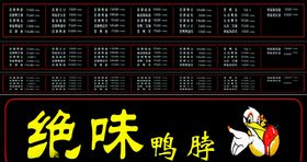 绝味价目表