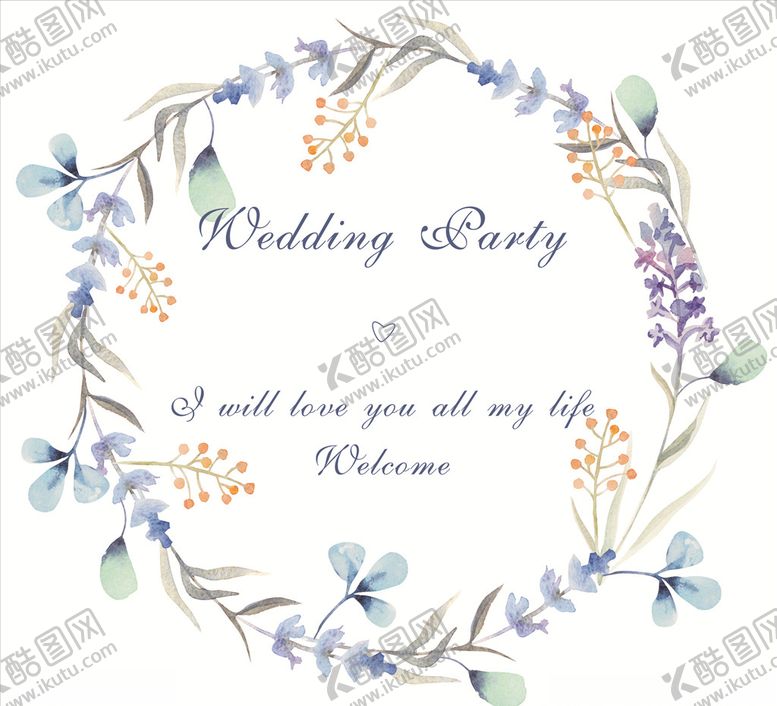 编号：13983009160830379831【酷图网】源文件下载-婚礼迎宾牌结婚字母花纹