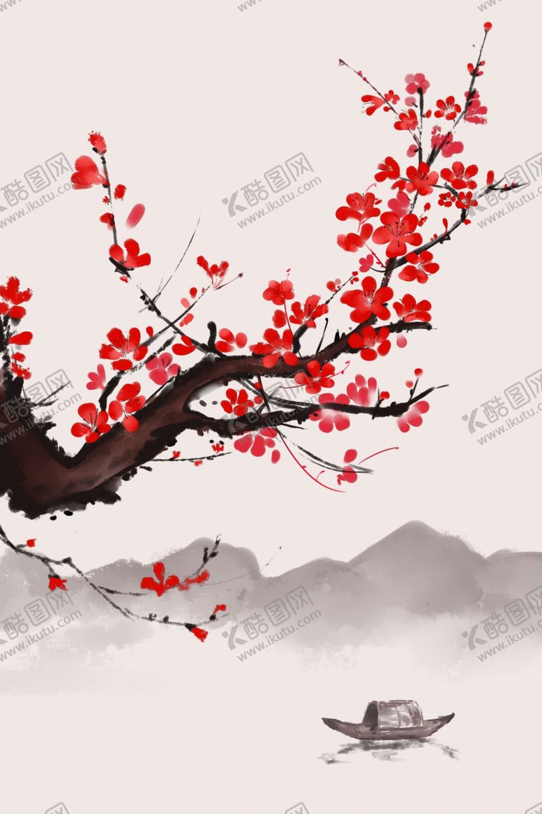 编号：36904709191751474703【酷图网】源文件下载-水墨插画