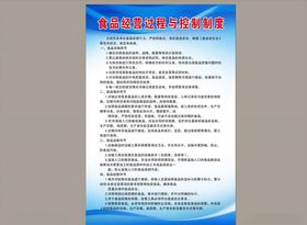 食品经营控制制度