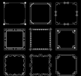 装饰风格方形框架