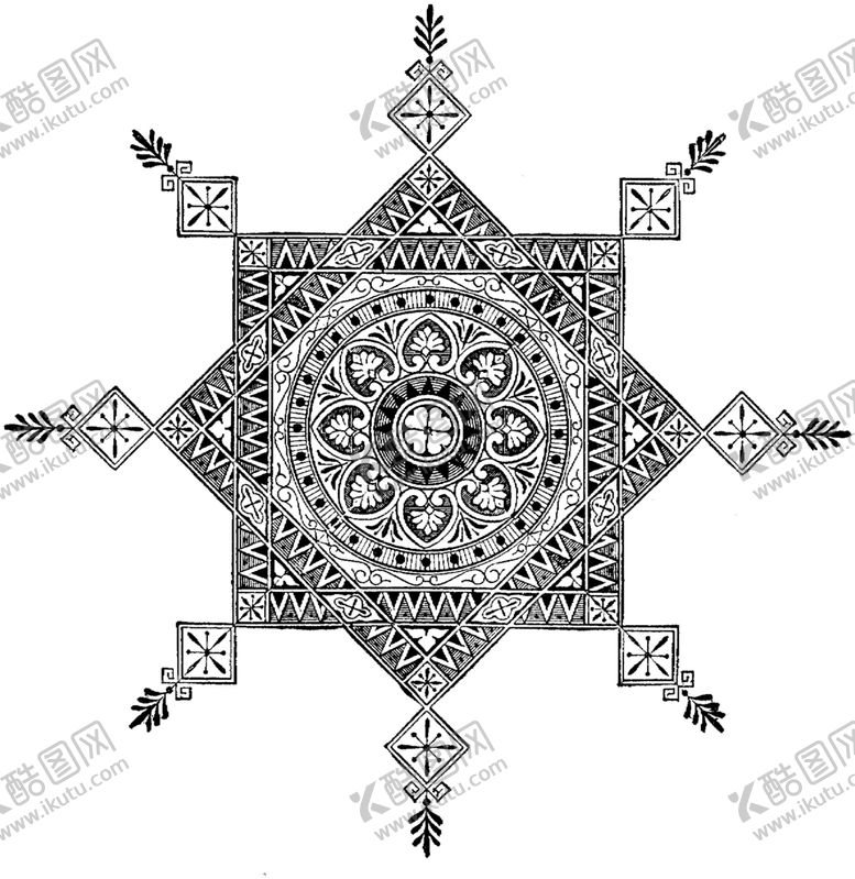 编号：53289809271343595780【酷图网】源文件下载-花纹边框