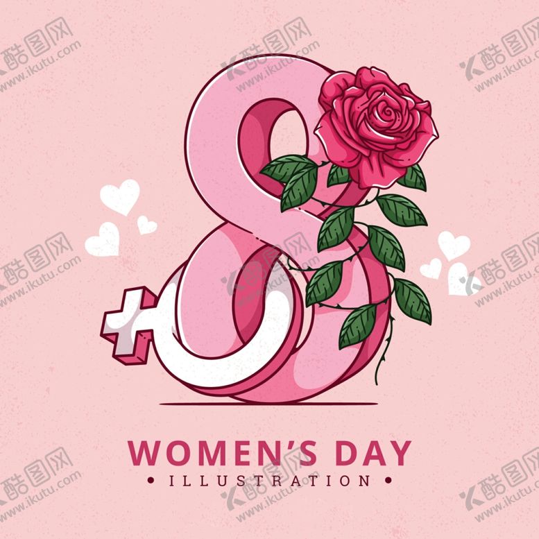 编号：43650810181429043172【酷图网】源文件下载-三八妇女节矢量素材