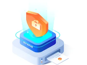 3D质感科技图标数据玻璃