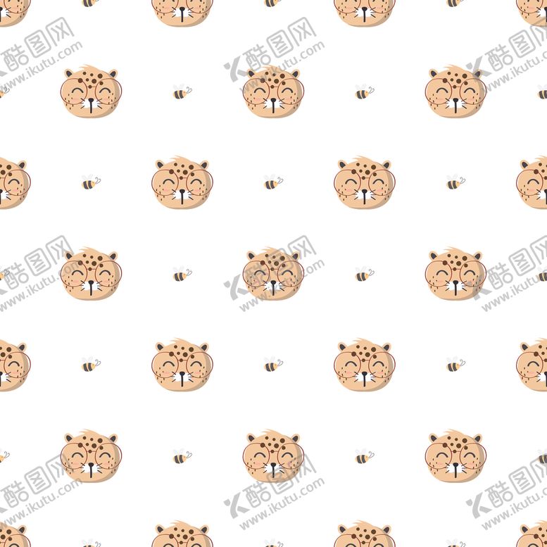 编号：34149109252030181513【酷图网】源文件下载-卡通印花图案