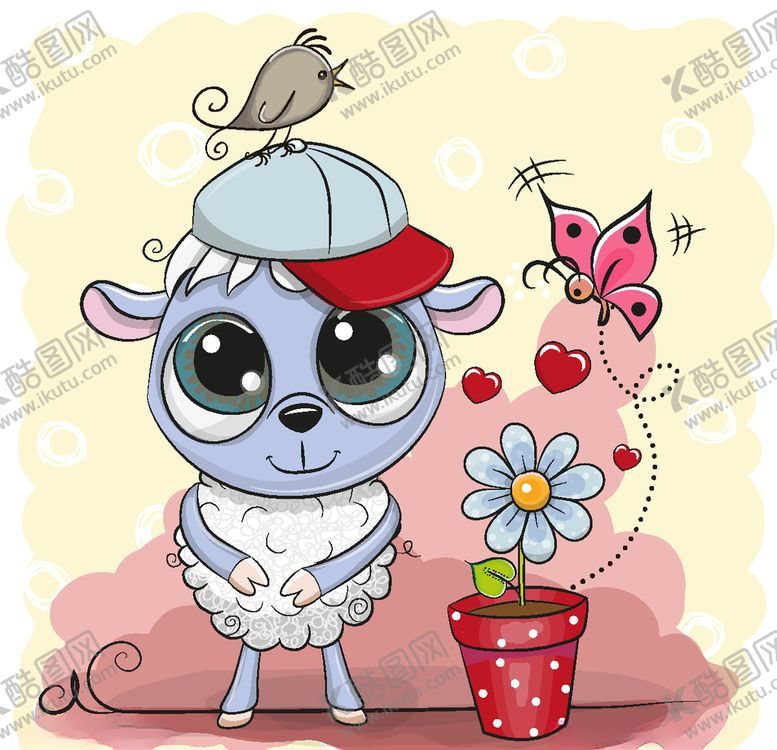 编号：98399209280958519702【酷图网】源文件下载-卡通羊