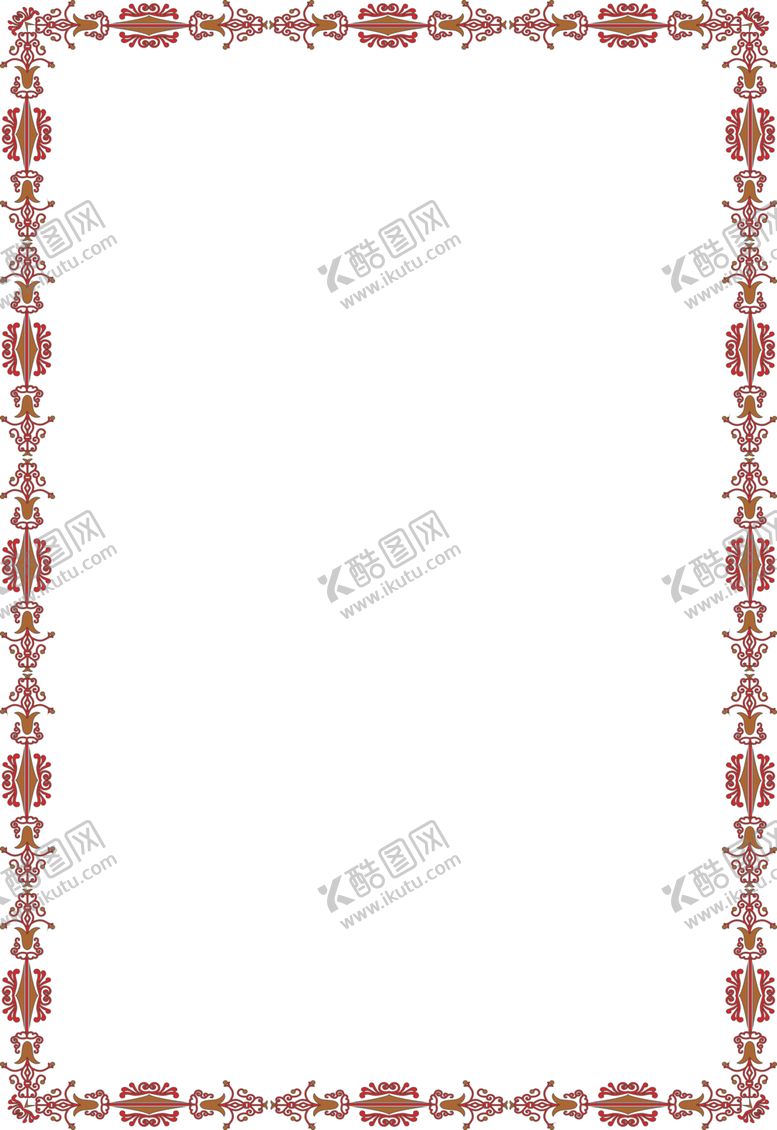 编号：27333304281301421788【酷图网】源文件下载-简约花纹边框