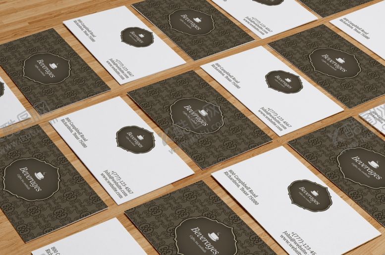 编号：75683609150106243045【酷图网】源文件下载-名片样机