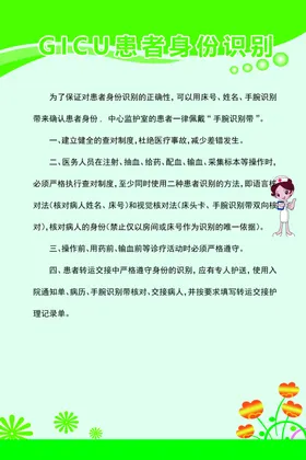 GICU患者身份识别