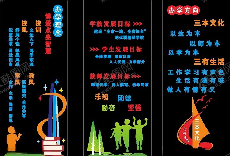 编号：91764205051742076196【酷图网】源文件下载-学校大楼文化墙
