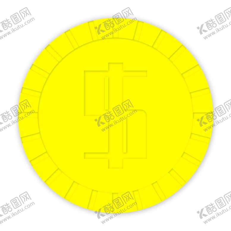 编号：19959207040702267099【酷图网】源文件下载-条形凹槽金币