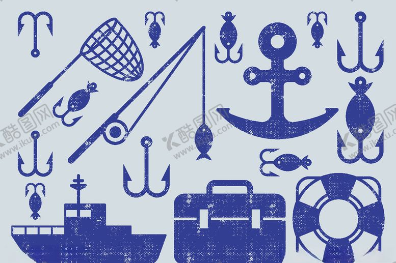 编号：82762509202042179769【酷图网】源文件下载-鱼网船锚渔船