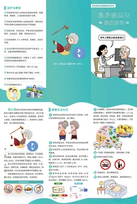 肌少症患者健康指引三折页