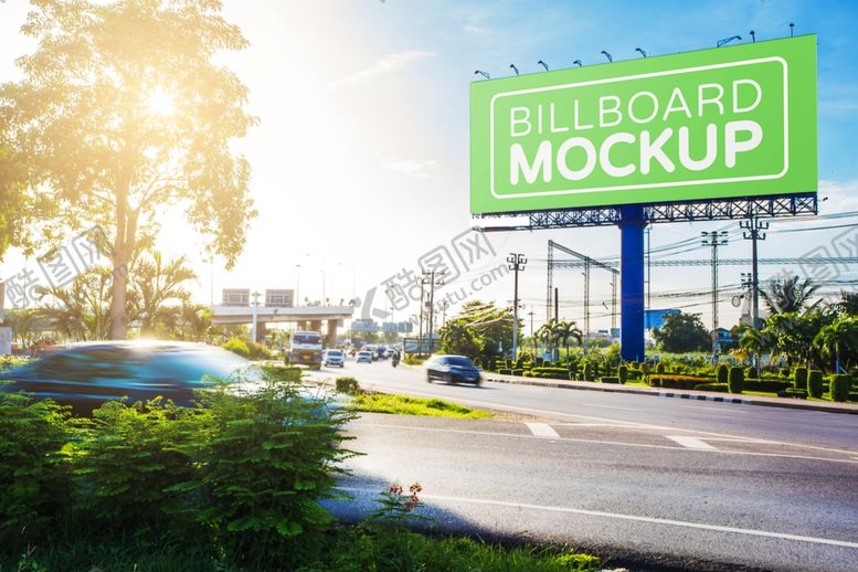 编号：73168910311631221253【酷图网】源文件下载-户外广告样机