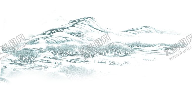 编号：43205610210351528115【酷图网】源文件下载-山水免扣底