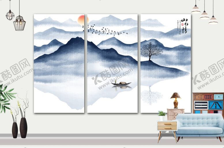 编号：89195309250140092777【酷图网】源文件下载-山水画