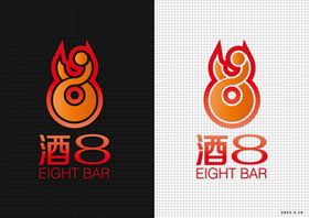 酒8logo设计