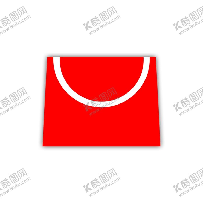 编号：91290007011153371515【酷图网】源文件下载-红色梯形购物袋