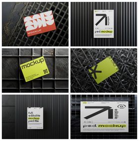 信纸宣传册册子信封样机