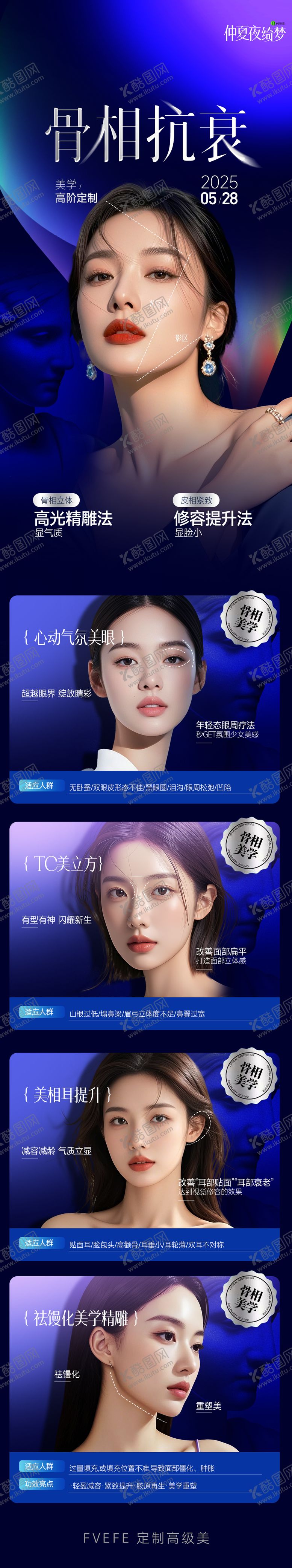 编号：59181206151209051544【酷图网】源文件下载-医美骨相抗衰高级长图