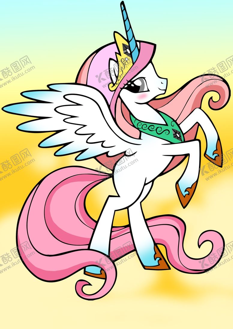 编号：47859009232325344008【酷图网】源文件下载-卡通手绘小飞马