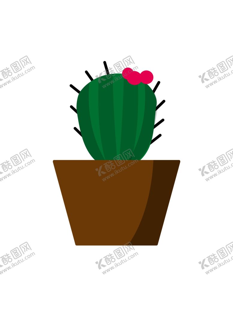 编号：95461010022046589662【酷图网】源文件下载-绿植盆栽仙人球