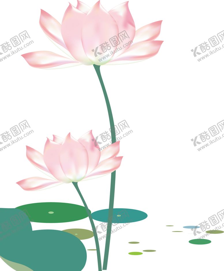 编号：67121809291842075539【酷图网】源文件下载-荷花元素
