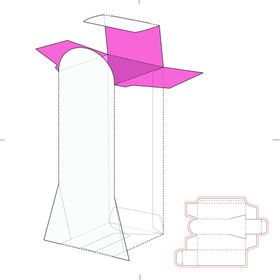 包装盒刀版图 纸盒刀版纸盒模板