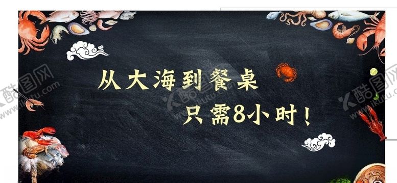 编号：56008210270029337368【酷图网】源文件下载-海鲜展板