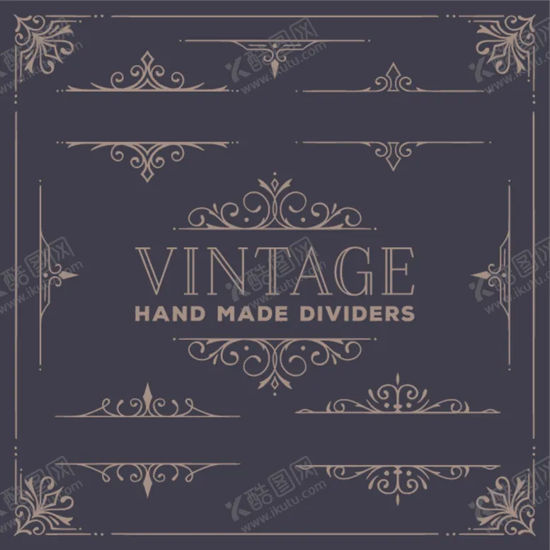 编号：18947309110356238402【酷图网】源文件下载-矢量花纹边框图片