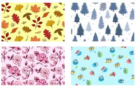 多彩圣诞主题图案集合