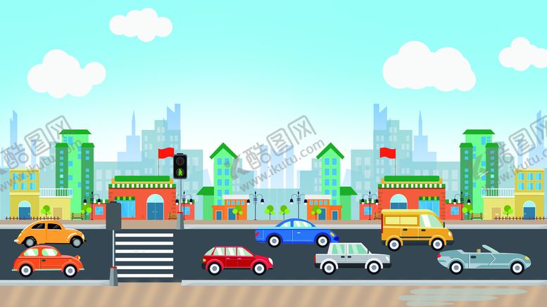 编号：18436509182102518459【酷图网】源文件下载-卡通车